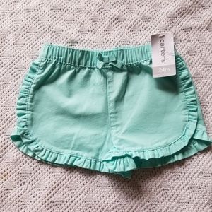 Carters ruffled shorts 24m